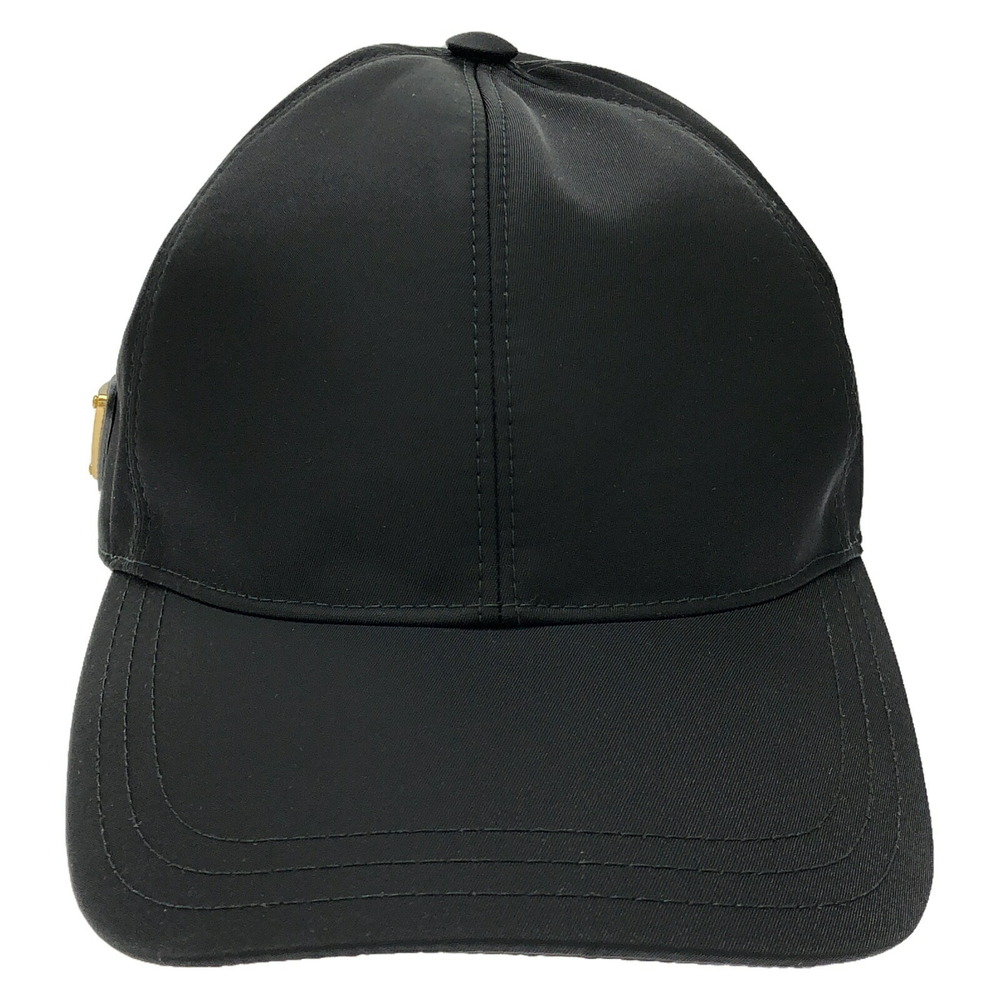 Prada Baseball Cap Hat Nylon Black
